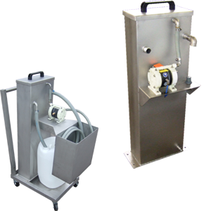 Oil separators mobile and stationary for oil grease removal 